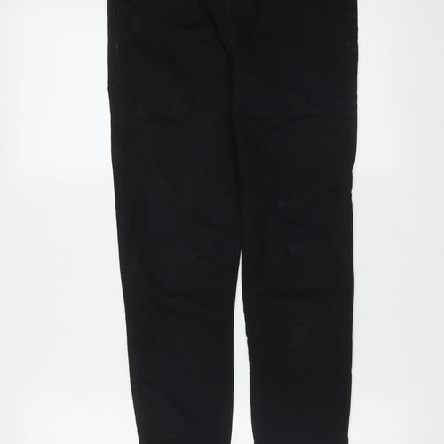 Primark Womens Black  Cotton Jegging Jeans Size 10 L26 in Extra-Slim