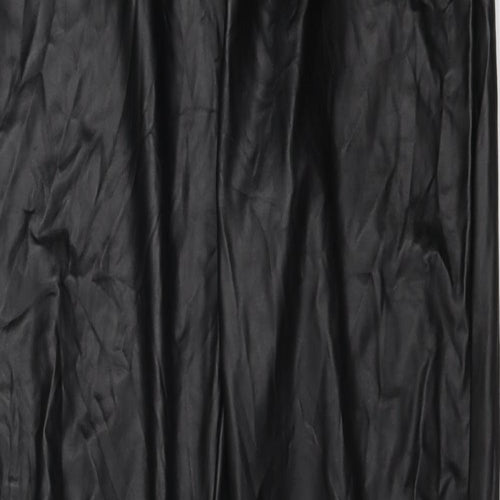 Primark Womens Black  Polyester Carrot Trousers Size S L28 in Extra-Slim  - Leggings