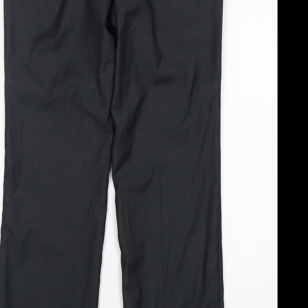 Goodsouls Mens Grey  Polyester Trousers  Size 30 L30 in Regular