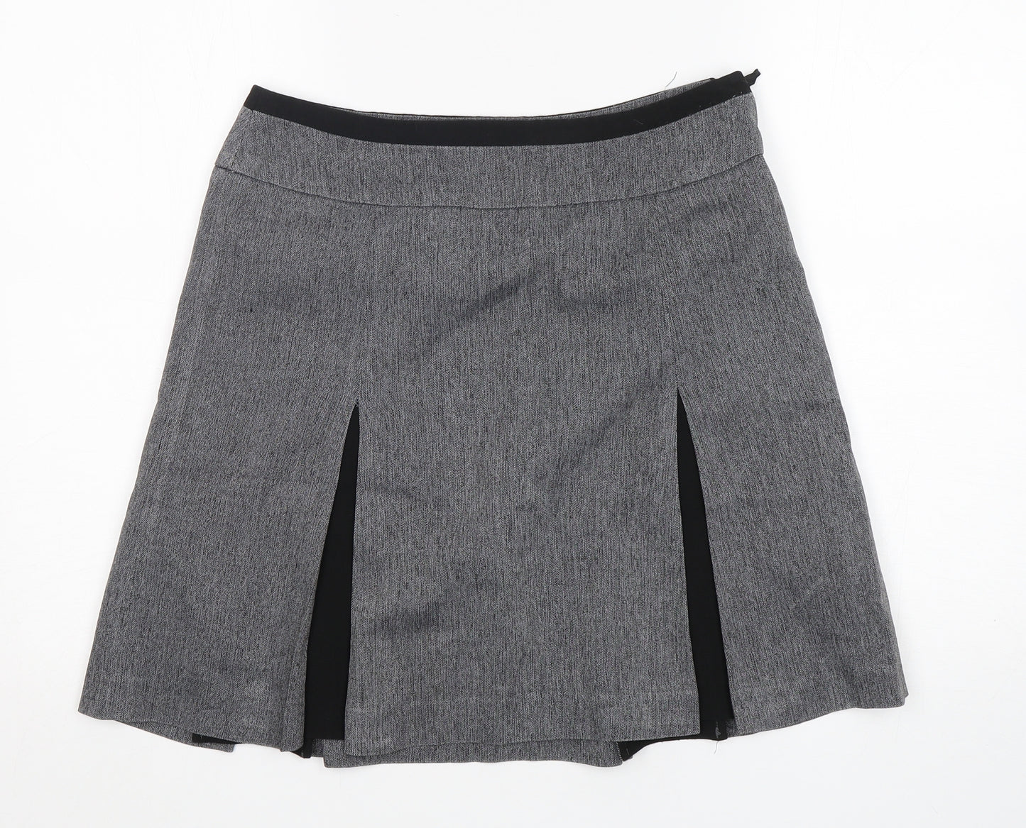 NEXT Womens Grey  Polyester Mini Skirt Size 8