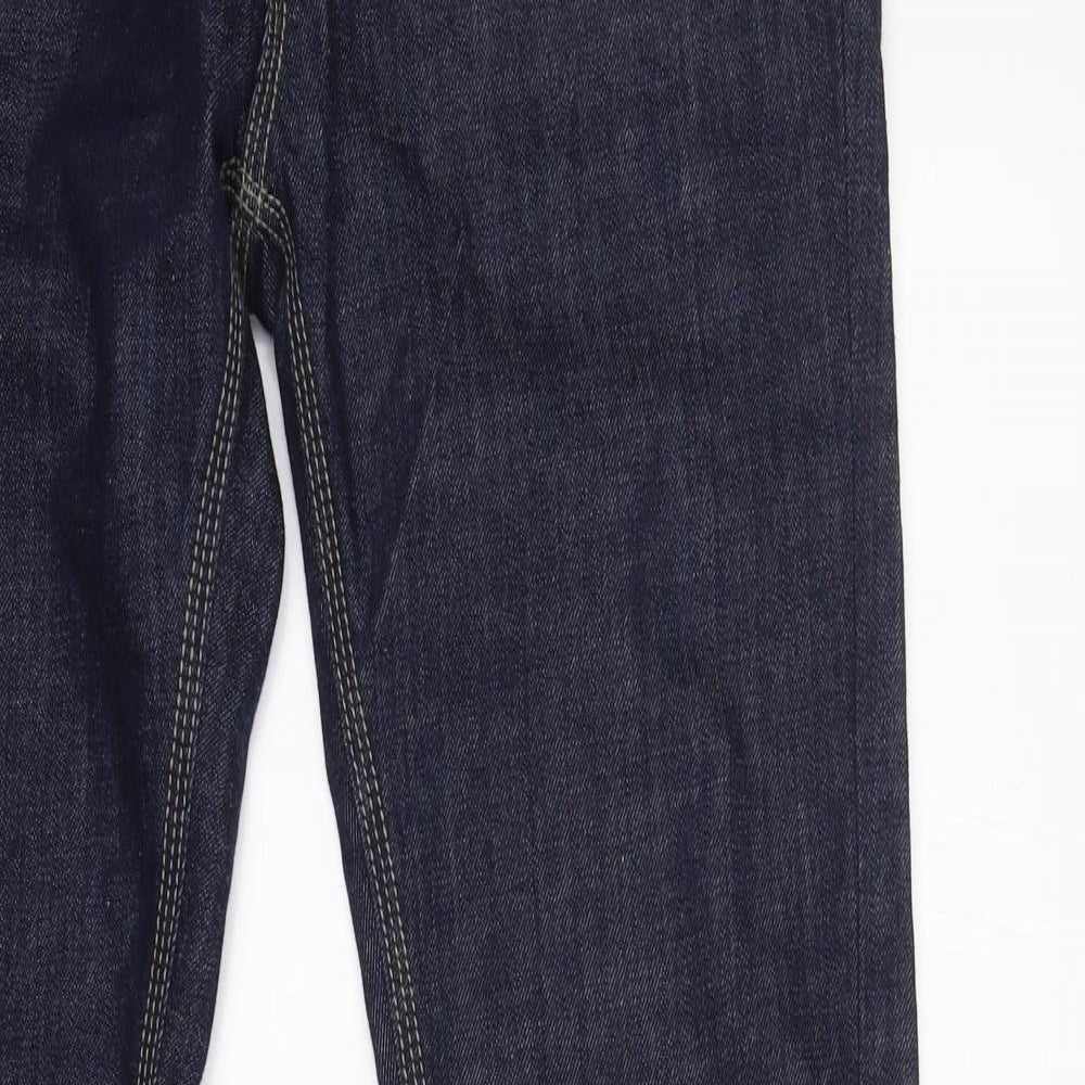 Bench Mens Blue  Cotton Skinny Jeans Size 32 L34 in Regular
