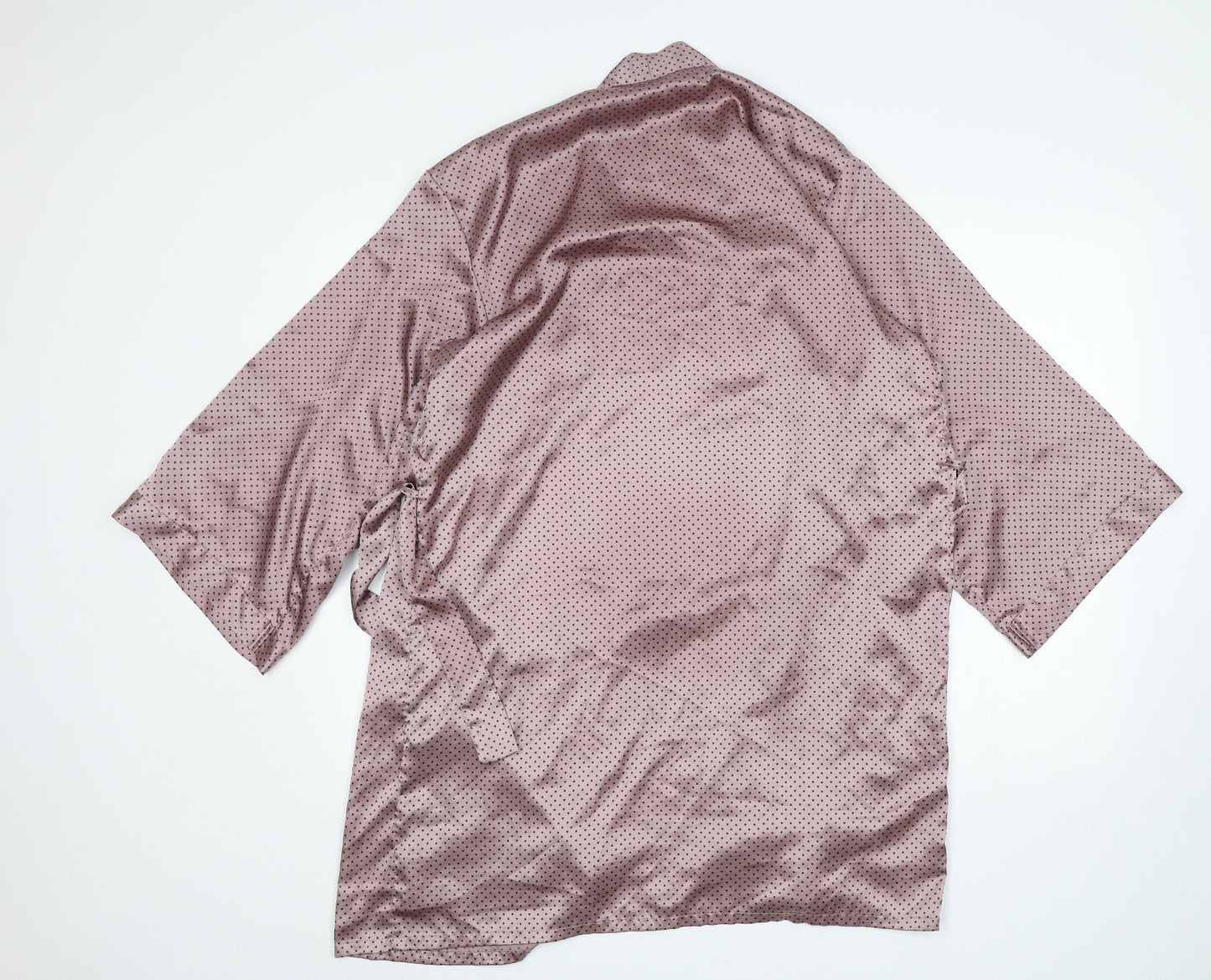 La Senza Womens Pink Polka Dot Polyester  Gown Size 12