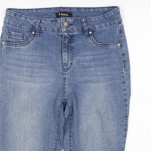 D.Jeans  Womens Blue  Cotton Culotte Shorts Size 8 L18 in Regular