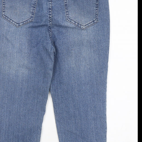 D.Jeans  Womens Blue  Cotton Culotte Shorts Size 8 L18 in Regular