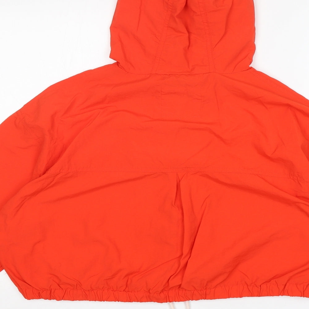 Primark Womens Orange   Windbreaker Jacket Size M