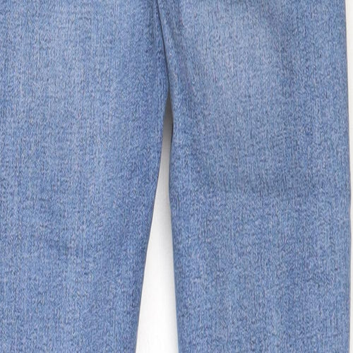 Topshop Womens Blue  Cotton Skinny Jeans Size 25 in L25 in Regular