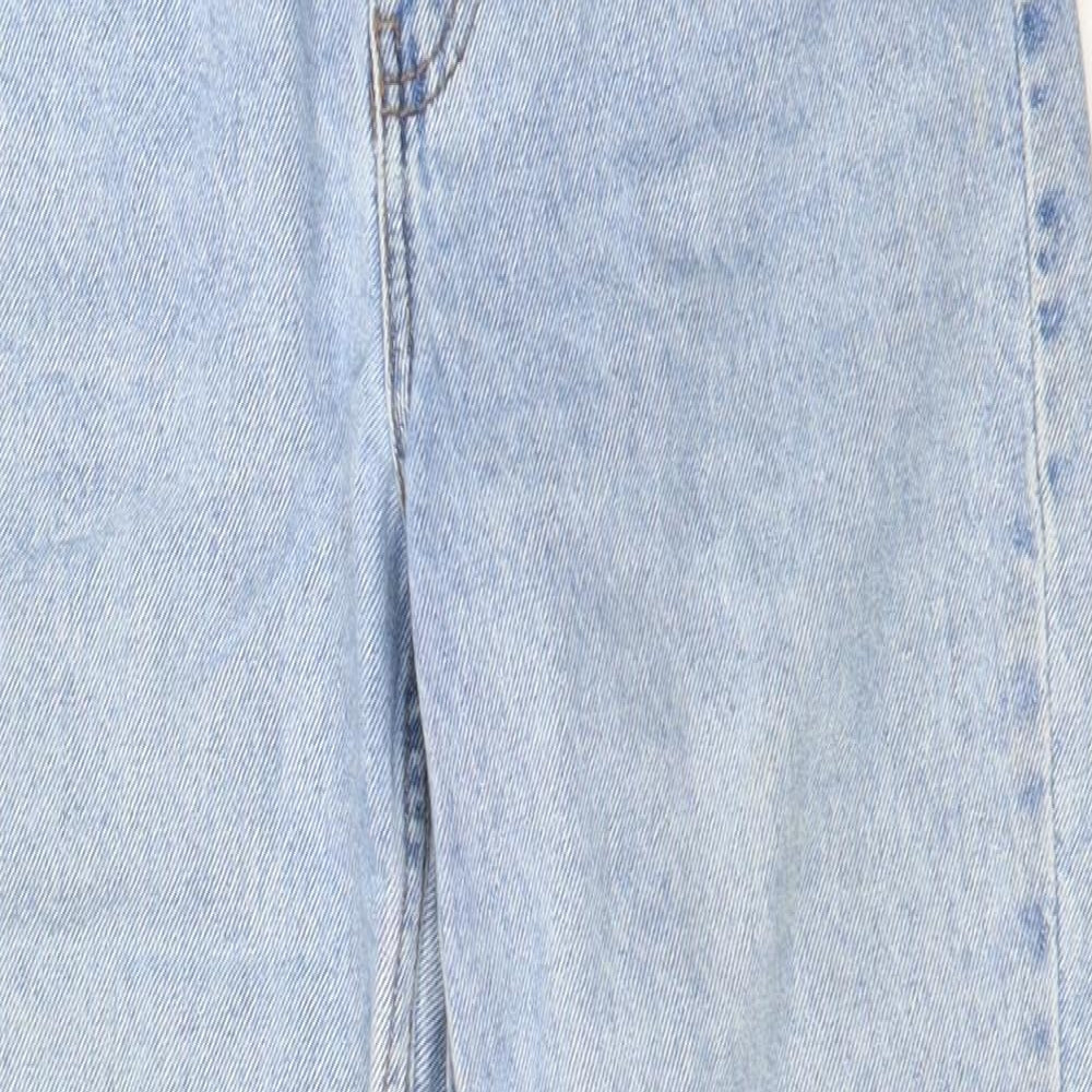 Primark Womens Blue  Cotton Mom Jeans Size 4 L24 in Regular