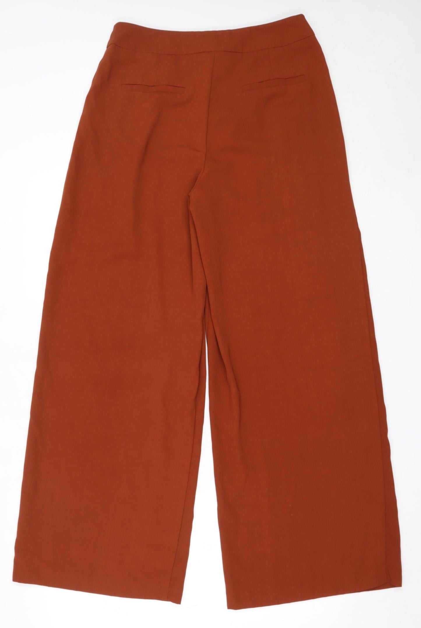 Primark Womens Brown  Polyester Trousers  Size 12 L30 in Regular