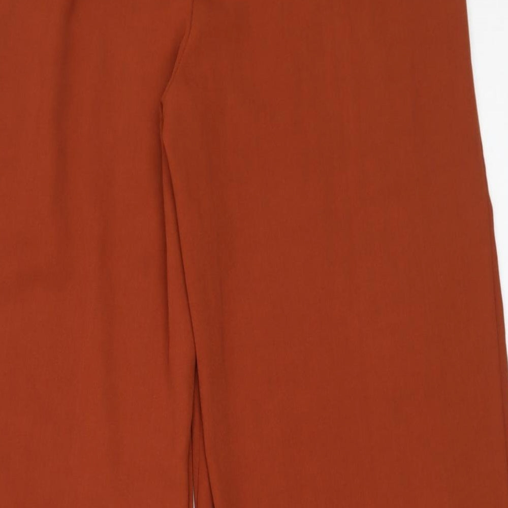 Primark Womens Brown  Polyester Trousers  Size 12 L30 in Regular