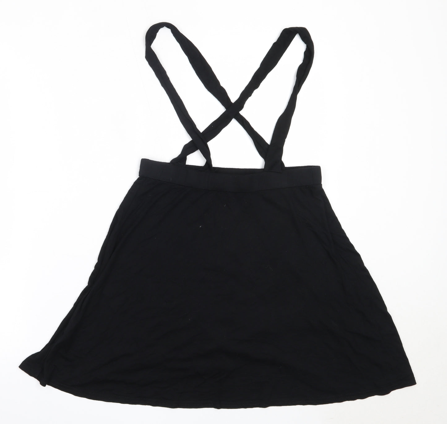 ASOS Womens Black  Viscose Flare Skirt Size 14