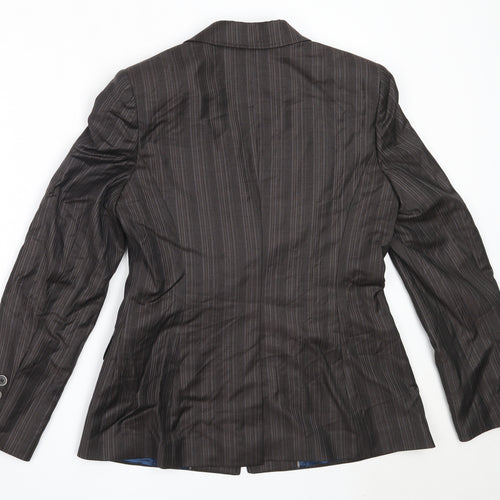 NEXT Womens Black  Wool Jacket Blazer Size 12