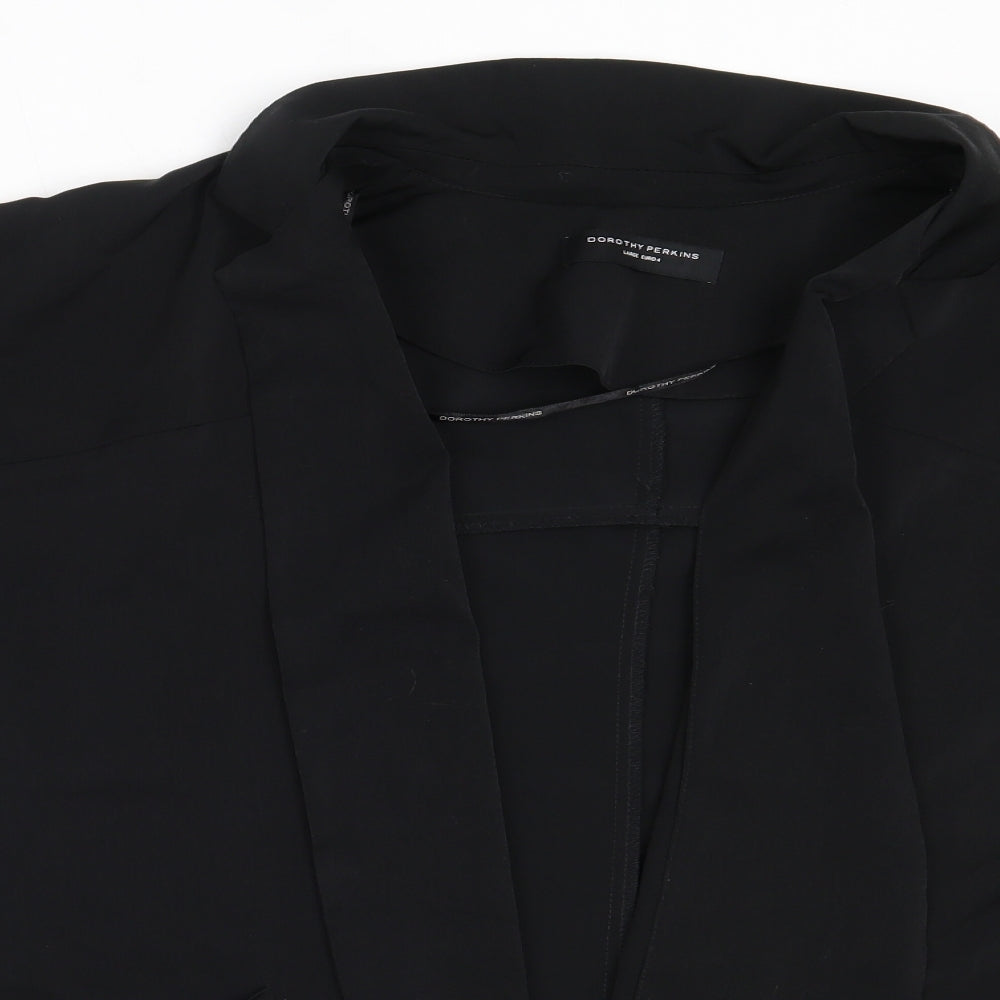 Dorothy Perkins Womens Black   Jacket  Size L