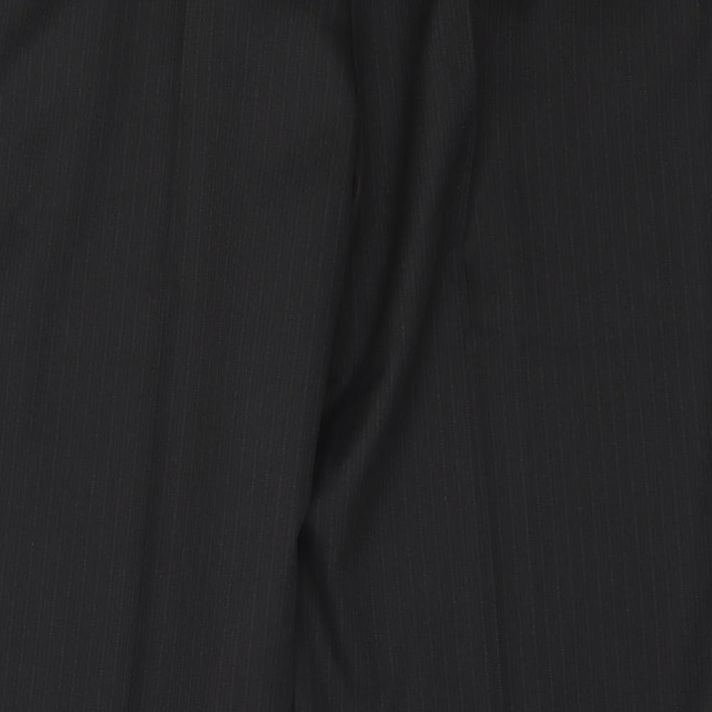Matalan Mens Black  Polyester Trousers  Size 44 in L31 in Regular