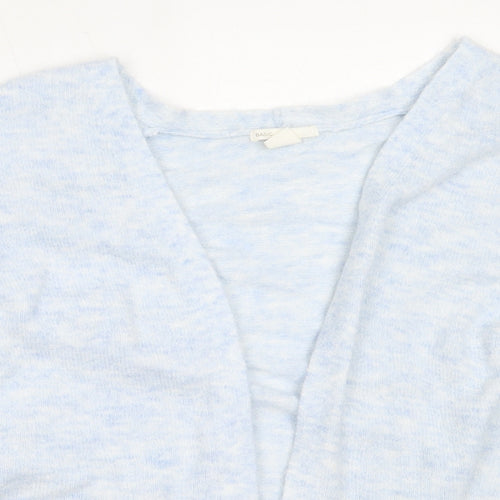 H&M Womens Blue Round Neck  Acrylic Cardigan Jumper Size XS