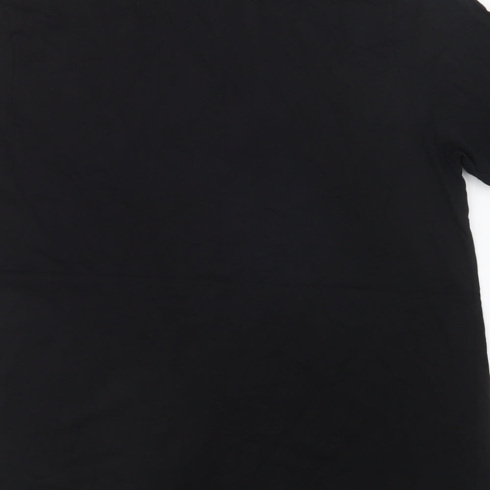 Boss Mens Black  Cotton  T-Shirt Size 2XL Crew Neck