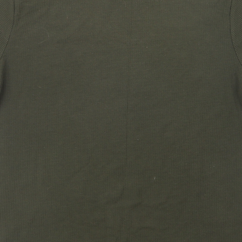 River Island Mens Green  Cotton  T-Shirt Size M Crew Neck