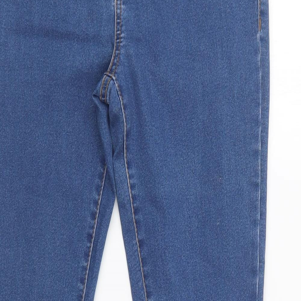 Primark Womens Blue  Cotton Jegging Jeans Size 10 L30 in Regular Button
