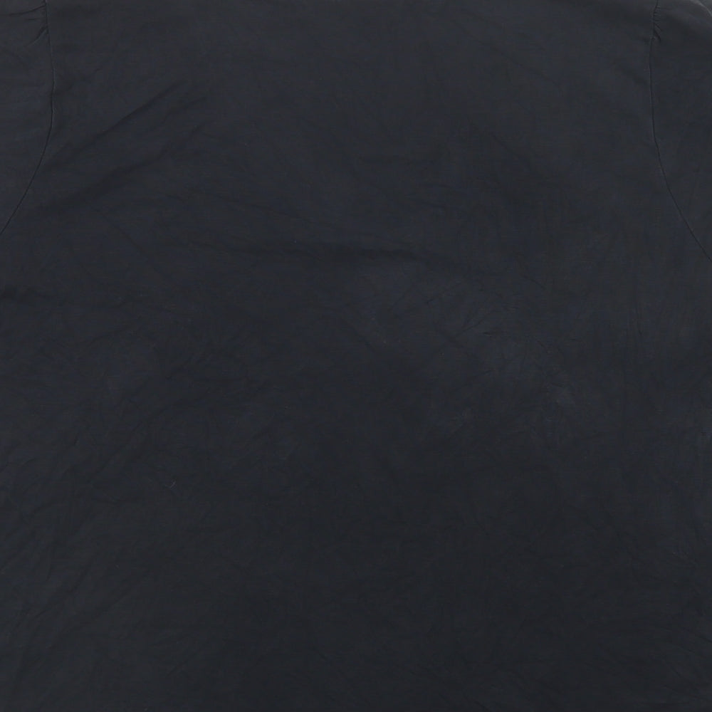 M&S Womens Black  Polyester Camisole T-Shirt Size 18 V-Neck