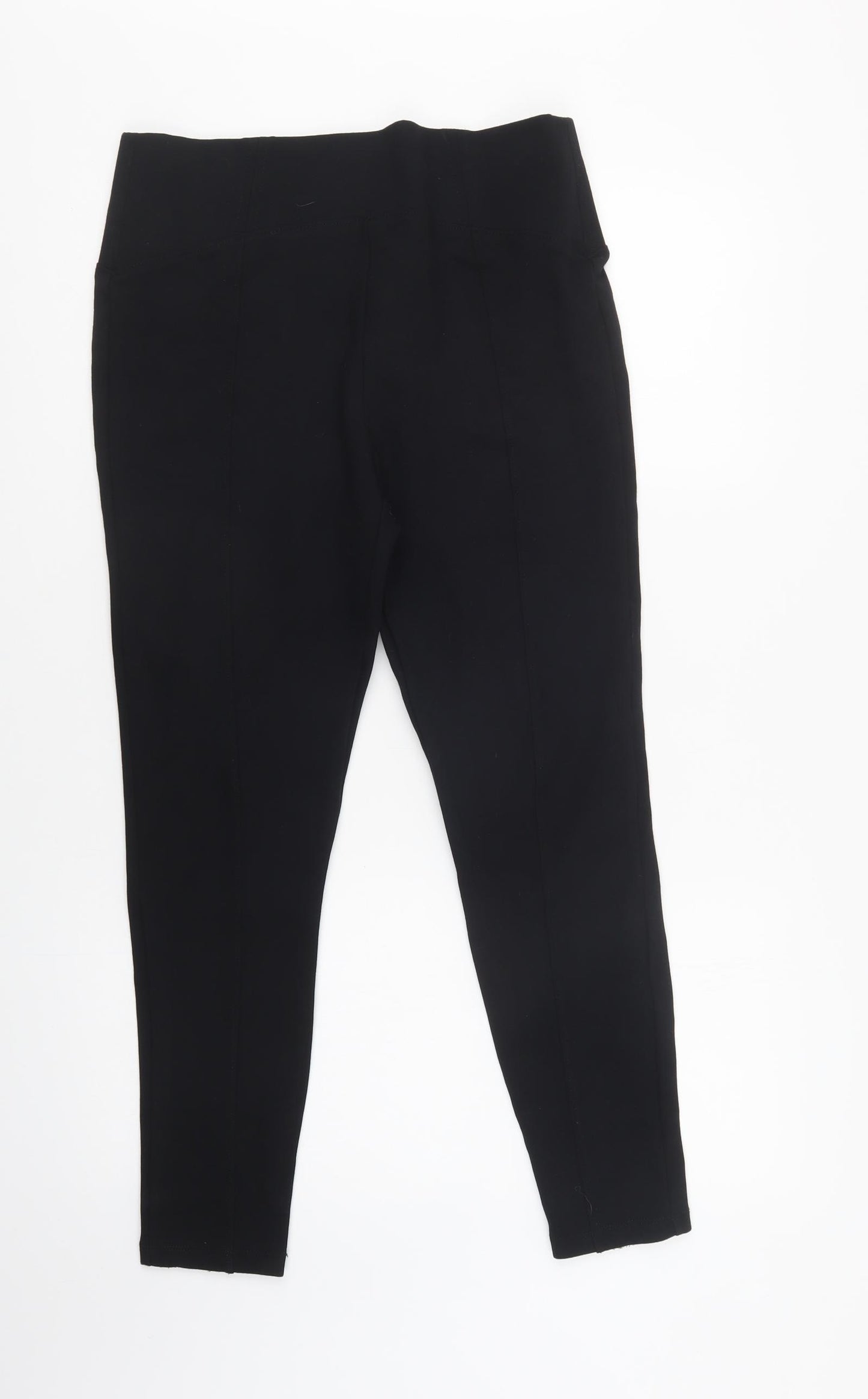 M&S Womens Black  Viscose Jegging Leggings Size 14 L28 in