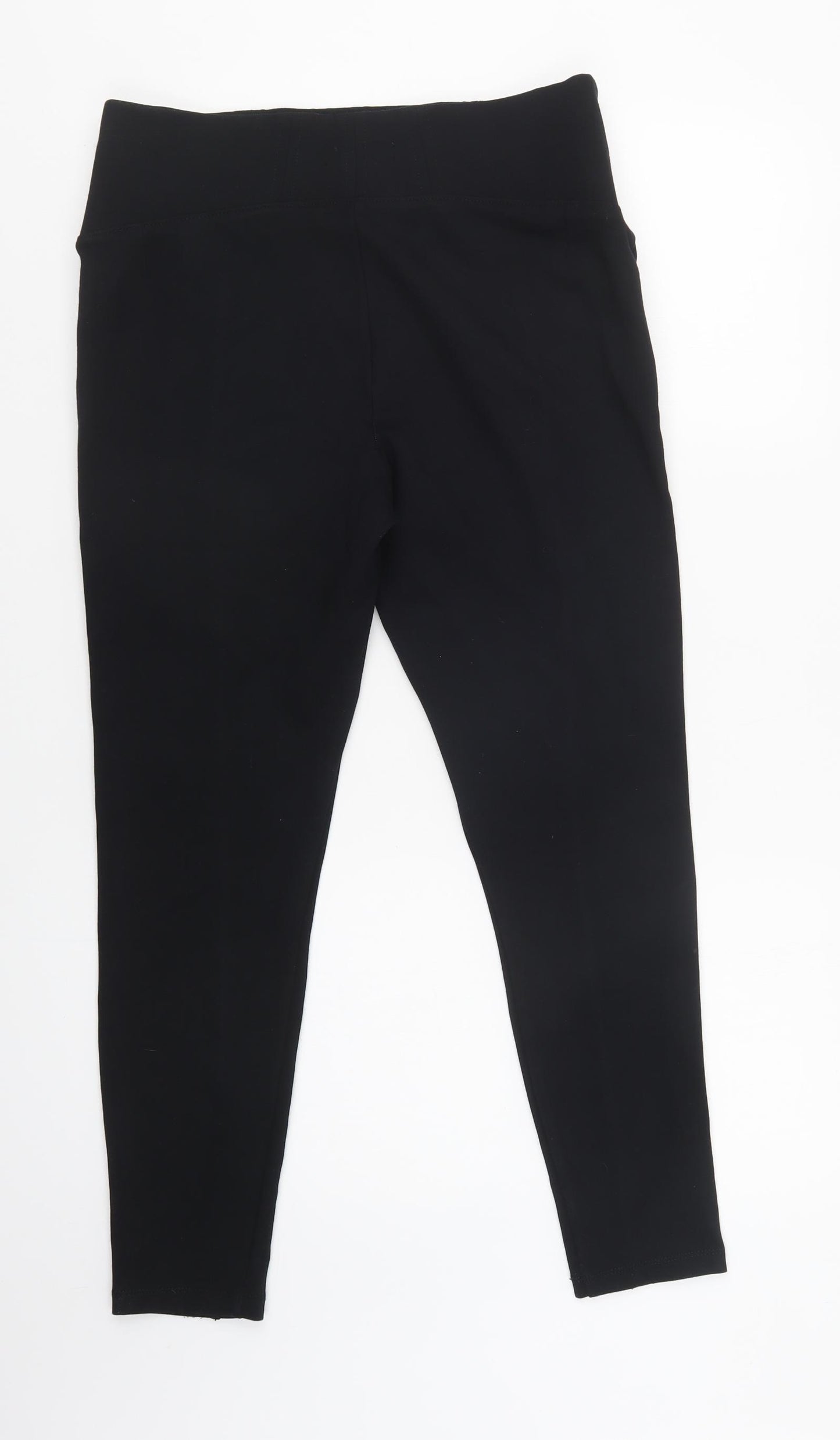 M&S Womens Black  Viscose Jegging Leggings Size 14 L28 in