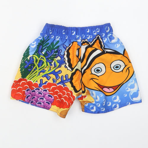 Ocean Company Boys Multicoloured Geometric Polyester Bermuda Shorts Size 2 Years  Regular Drawstring