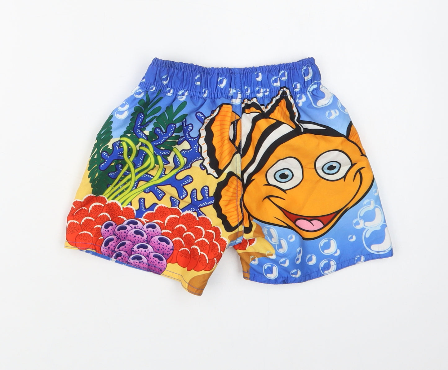 Ocean Company Boys Multicoloured Geometric Polyester Bermuda Shorts Size 2 Years  Regular Drawstring