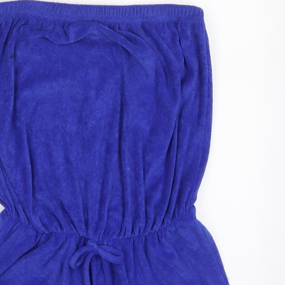 Papaya Womens Blue  Polyester Playsuit One-Piece Size M  Pullover