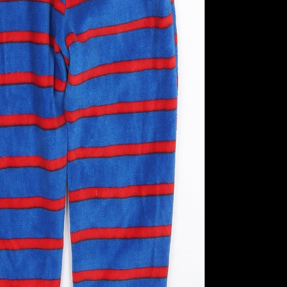 TJ Morris Boys Blue Striped Polyester Sweatpants Trousers Size 5-6 Years  Regular  - Red Pyjama Pants