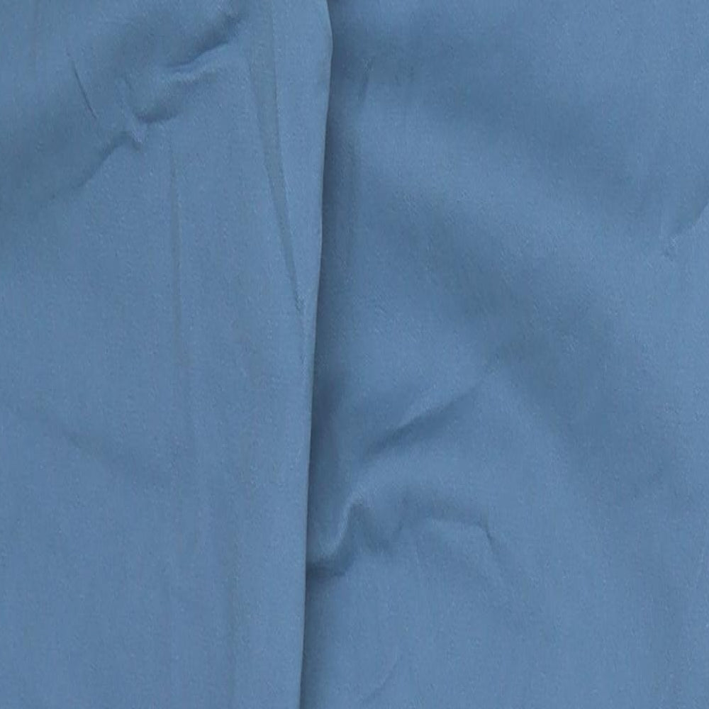 NEXT Mens Blue  Cotton Chino Trousers Size 36 L31 in Slim Button