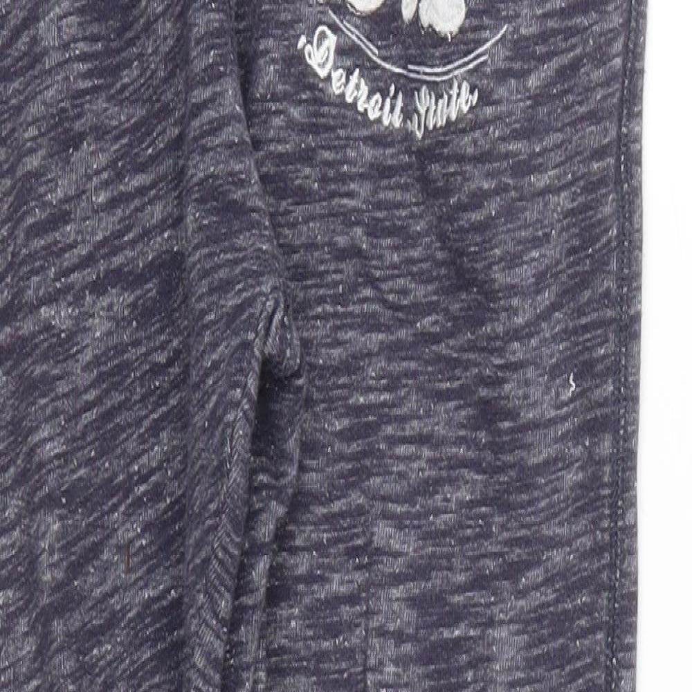 F&F Boys Blue  Cotton Sweatpants Trousers Size 11-12 Years  Regular Drawstring - 1912