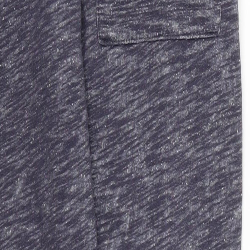 F&F Boys Blue  Cotton Sweatpants Trousers Size 11-12 Years  Regular Drawstring - 1912