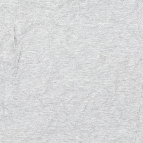 George Boys Grey  Cotton Basic T-Shirt Size 3-4 Years Crew Neck Pullover - Let's Get Noisy