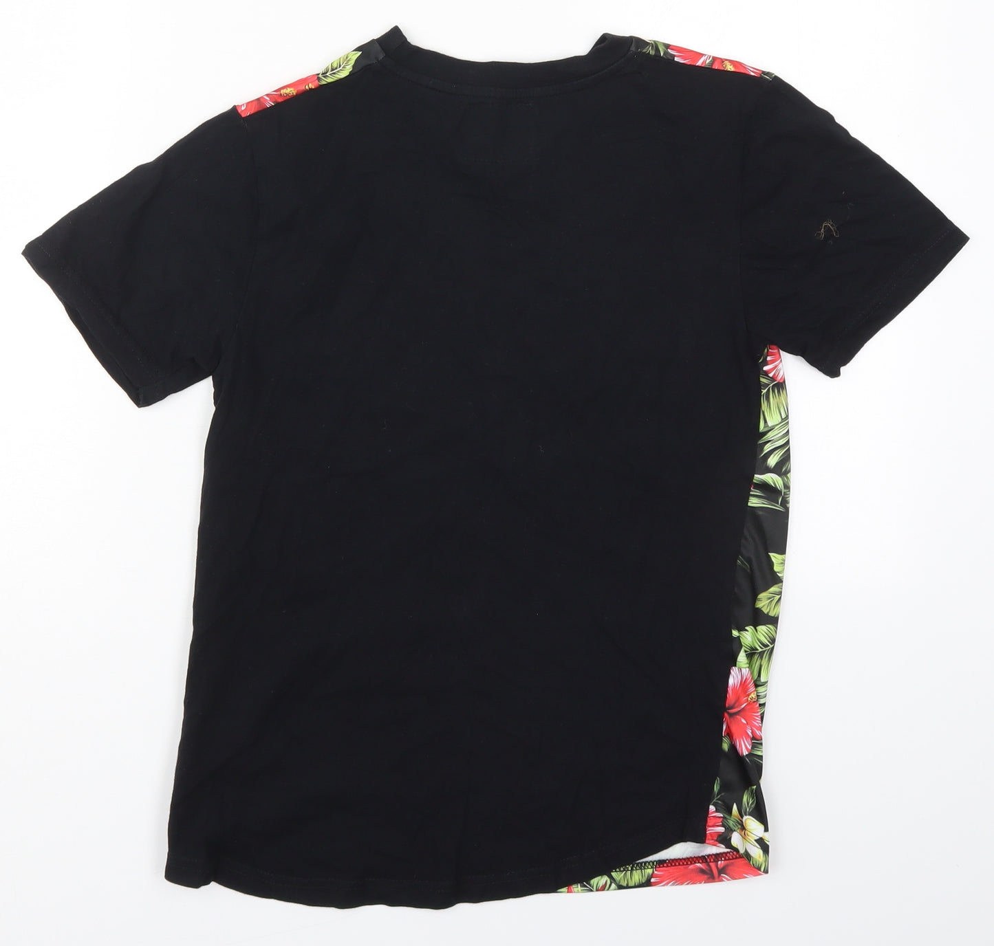 Sonneti Boys Multicoloured Floral Polyester Basic T-Shirt Size 12-13 Years Crew Neck Pullover - Sonneti World Tour 51
