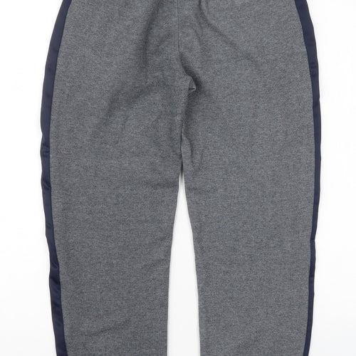 Gio Gio Boys Grey  Cotton Sweatpants Trousers Size 11-12 Years  Regular Drawstring - Blue