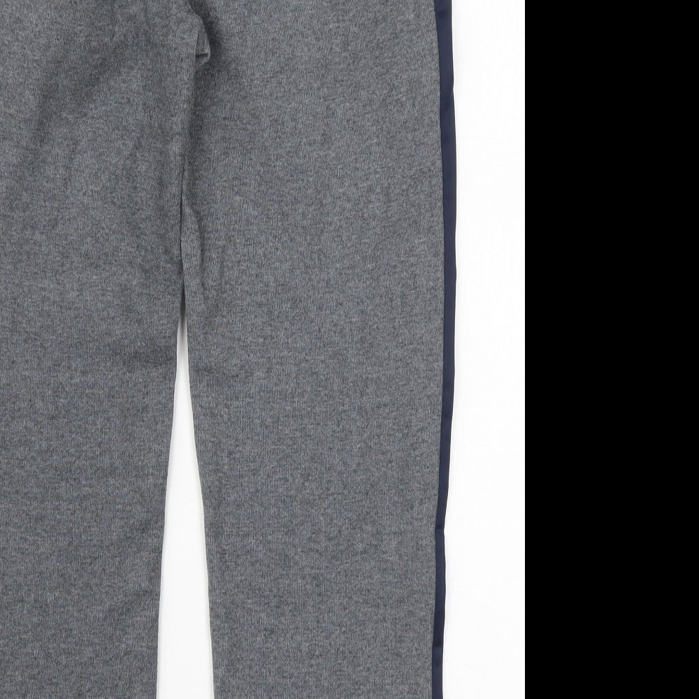 Gio Gio Boys Grey  Cotton Sweatpants Trousers Size 11-12 Years  Regular Drawstring - Blue