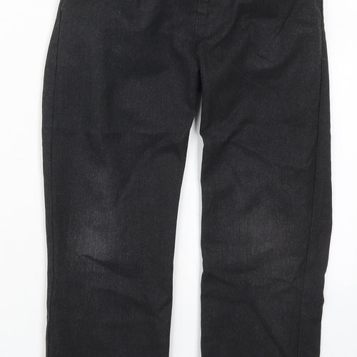 F&F Boys Grey  Viscose Dress Pants Trousers Size 6-7 Years  Regular Hook & Eye
