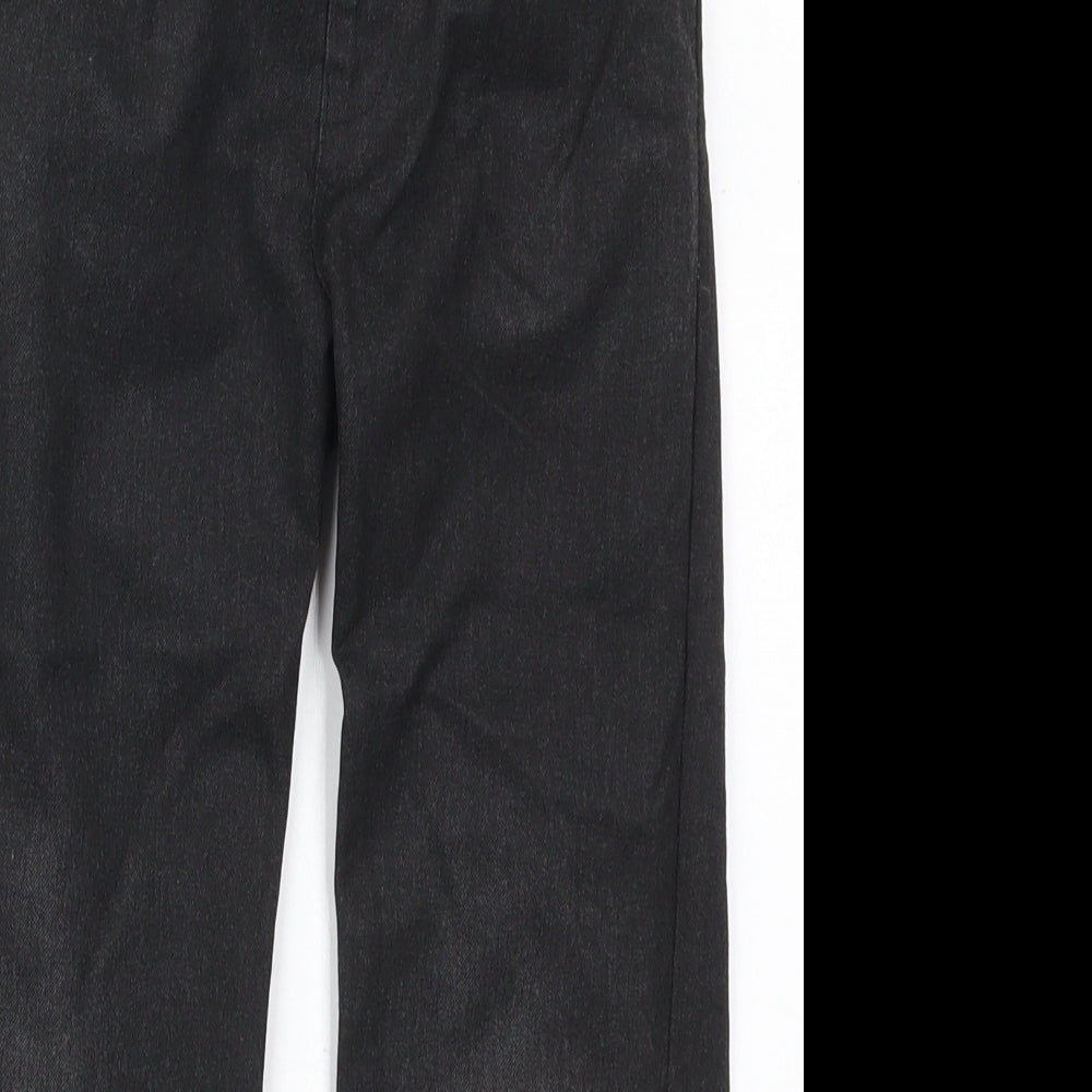 F&F Boys Grey  Viscose Dress Pants Trousers Size 6-7 Years  Regular Hook & Eye