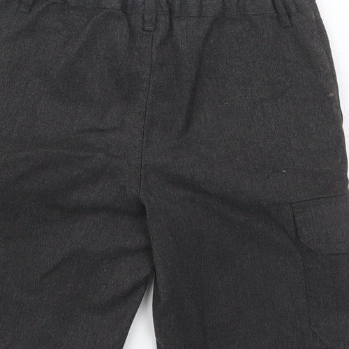 ext Boys Grey  Polyester Bermuda Shorts Size 6 Years  Regular