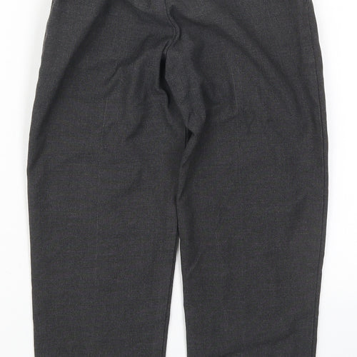 TU Boys Grey  Polyester Dress Pants Trousers Size 8 Years  Regular Hook & Eye