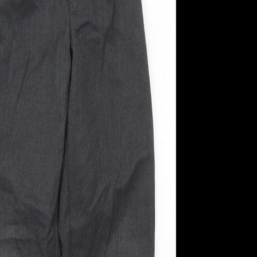 Marks and Spencer Boys Grey  Polyester Dress Pants Trousers Size 6-7 Years  Regular Hook & Eye