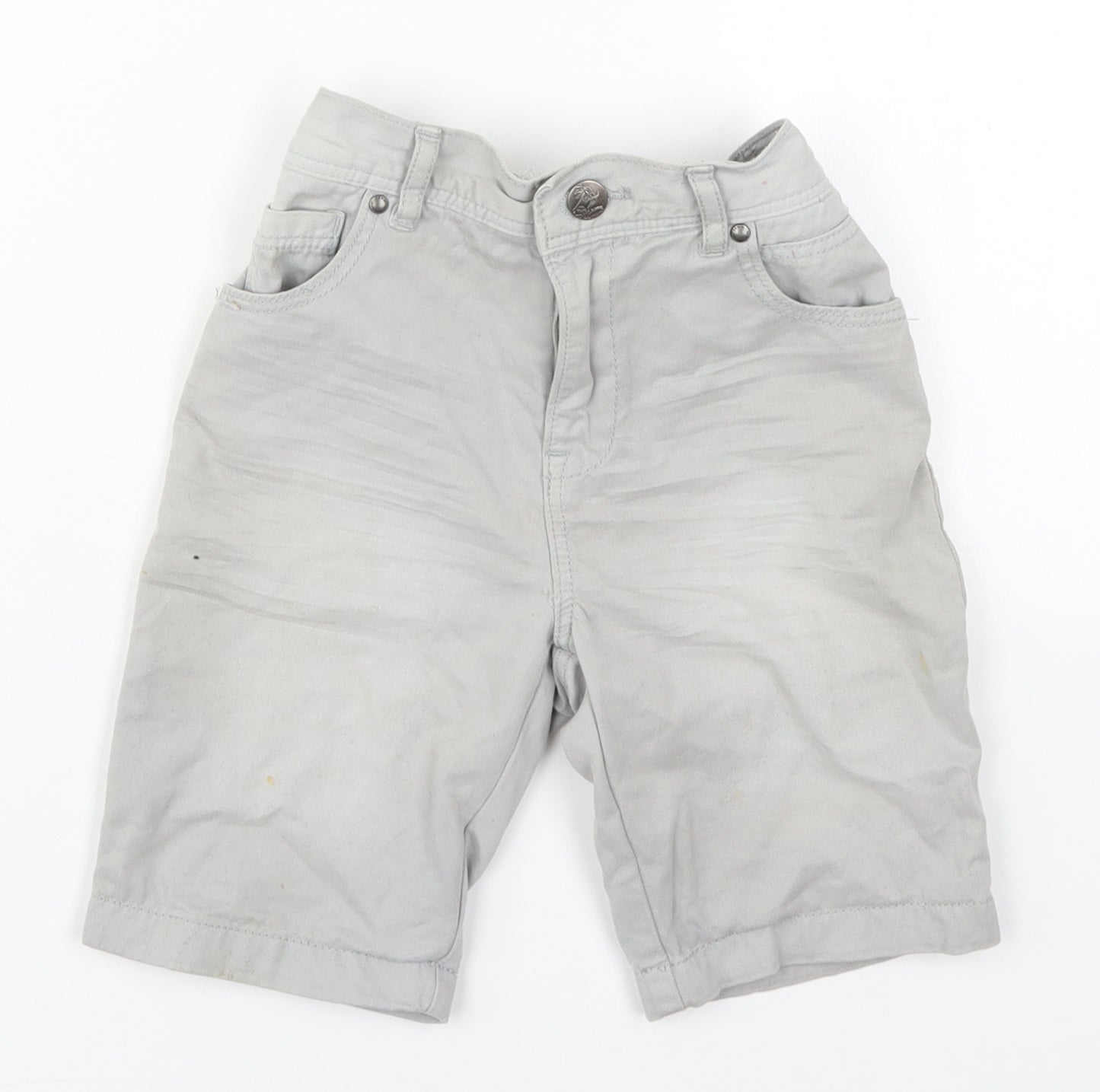 TU Boys Grey  Cotton Bermuda Shorts Size 5 Years  Regular
