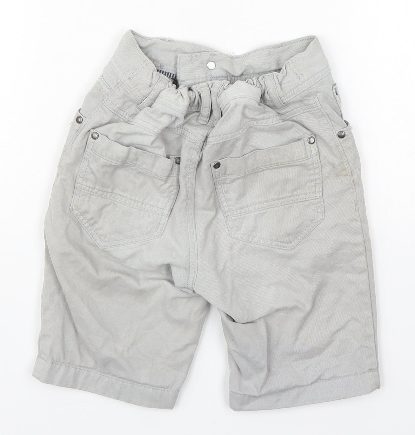 TU Boys Grey  Cotton Bermuda Shorts Size 5 Years  Regular