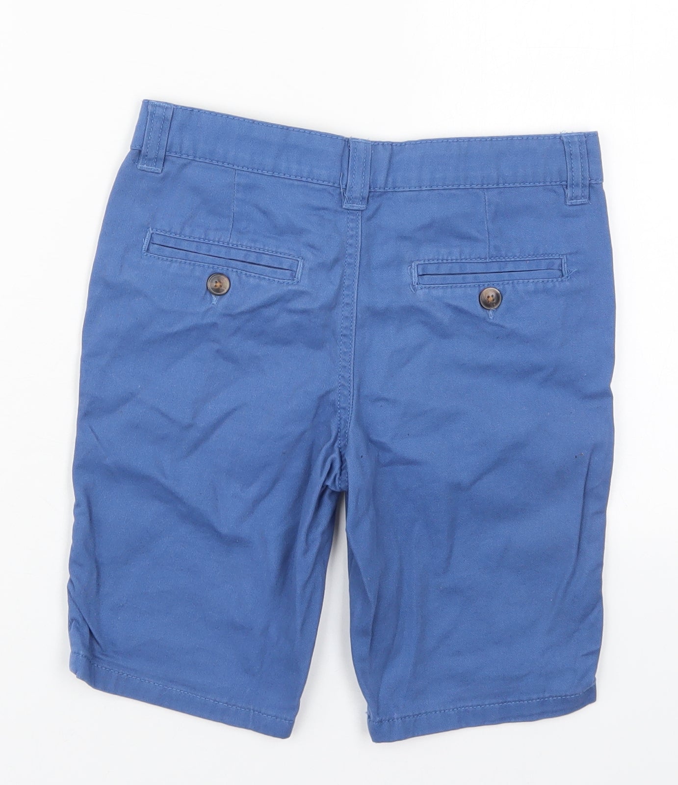 Denim Co Boys Blue  Cotton Chino Shorts Size 7-8 Years  Regular