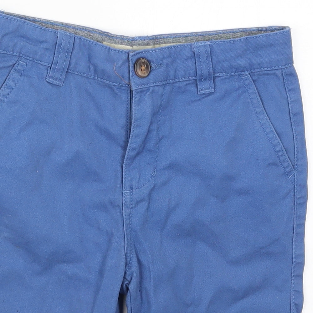 Denim Co Boys Blue  Cotton Chino Shorts Size 7-8 Years  Regular