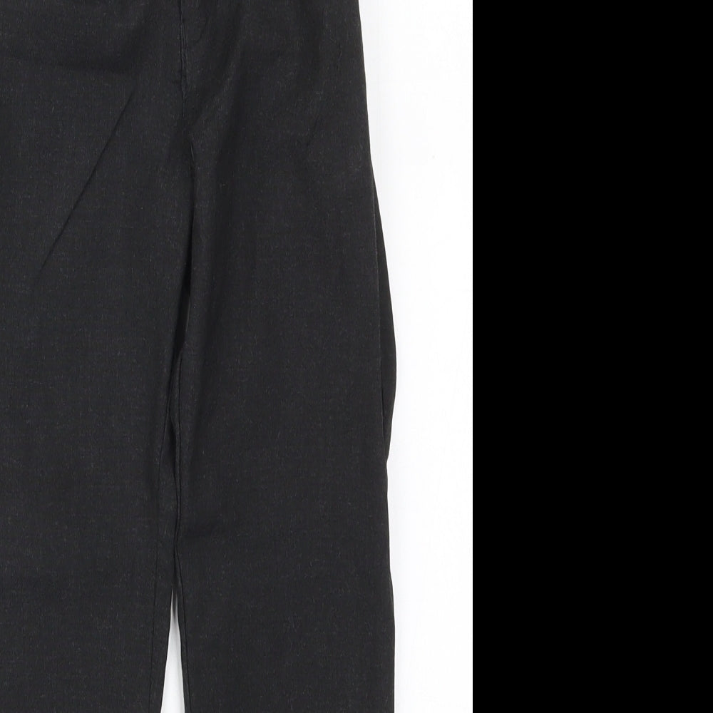 F&F Boys Grey  Polyester Dress Pants Trousers Size 7-8 Years  Regular Hook & Eye