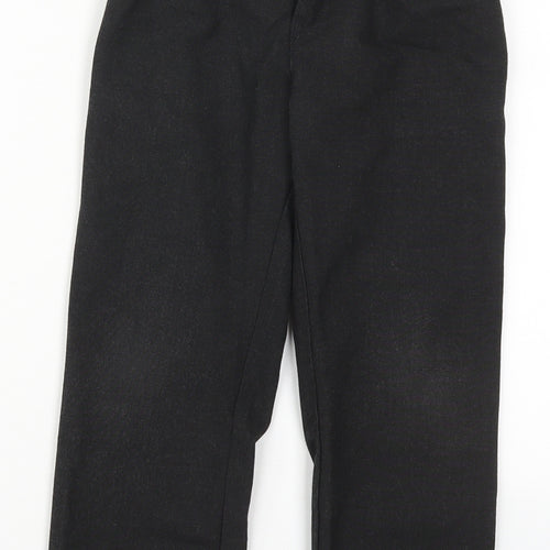 F&F Boys Grey  Polyester Dress Pants Trousers Size 6-7 Years  Regular Hook & Eye