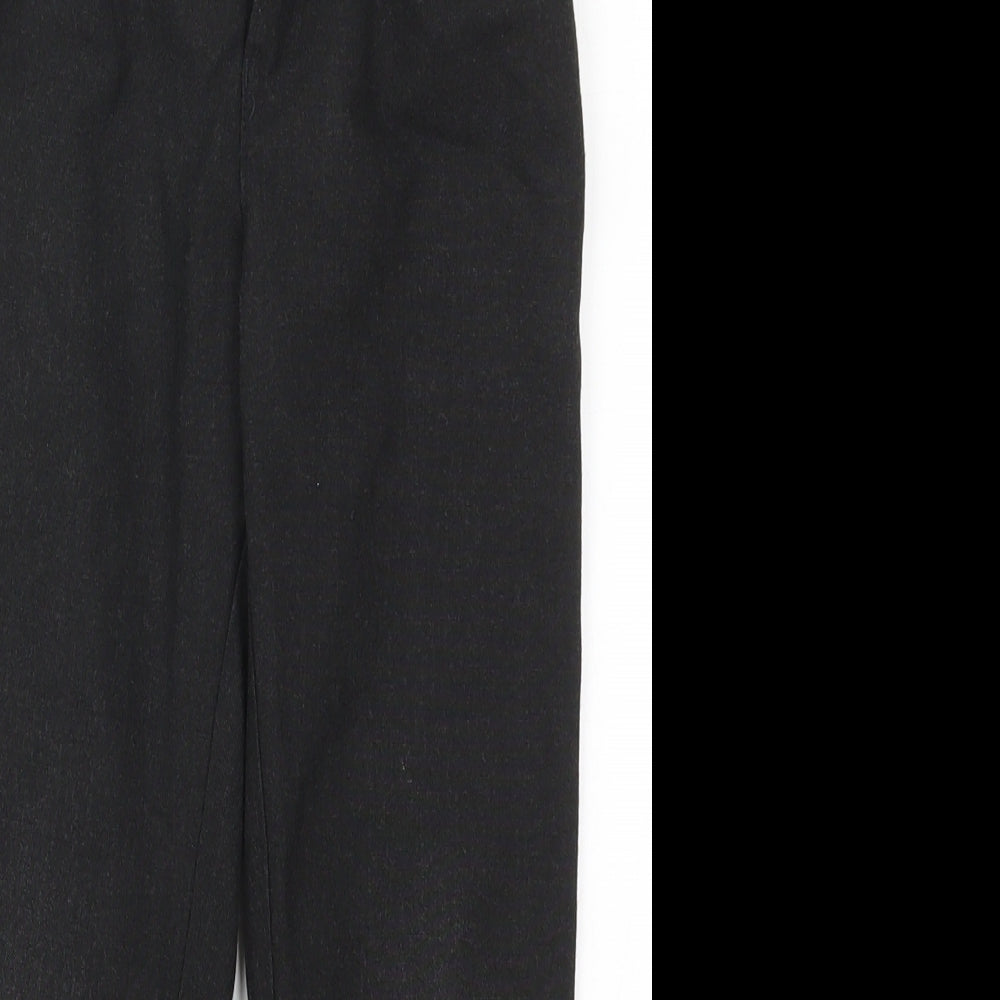 F&F Boys Grey  Polyester Dress Pants Trousers Size 6-7 Years  Regular Hook & Eye