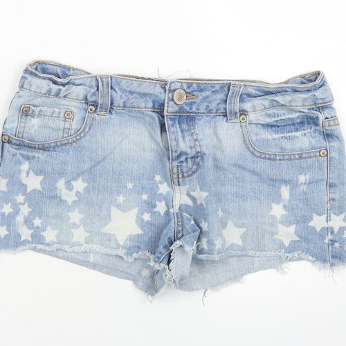 Generation  Girls Blue  Cotton Hot Pants Shorts Size 14 Years  Regular
