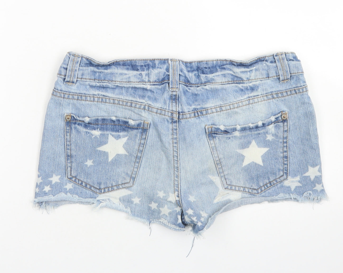 Generation  Girls Blue  Cotton Hot Pants Shorts Size 14 Years  Regular
