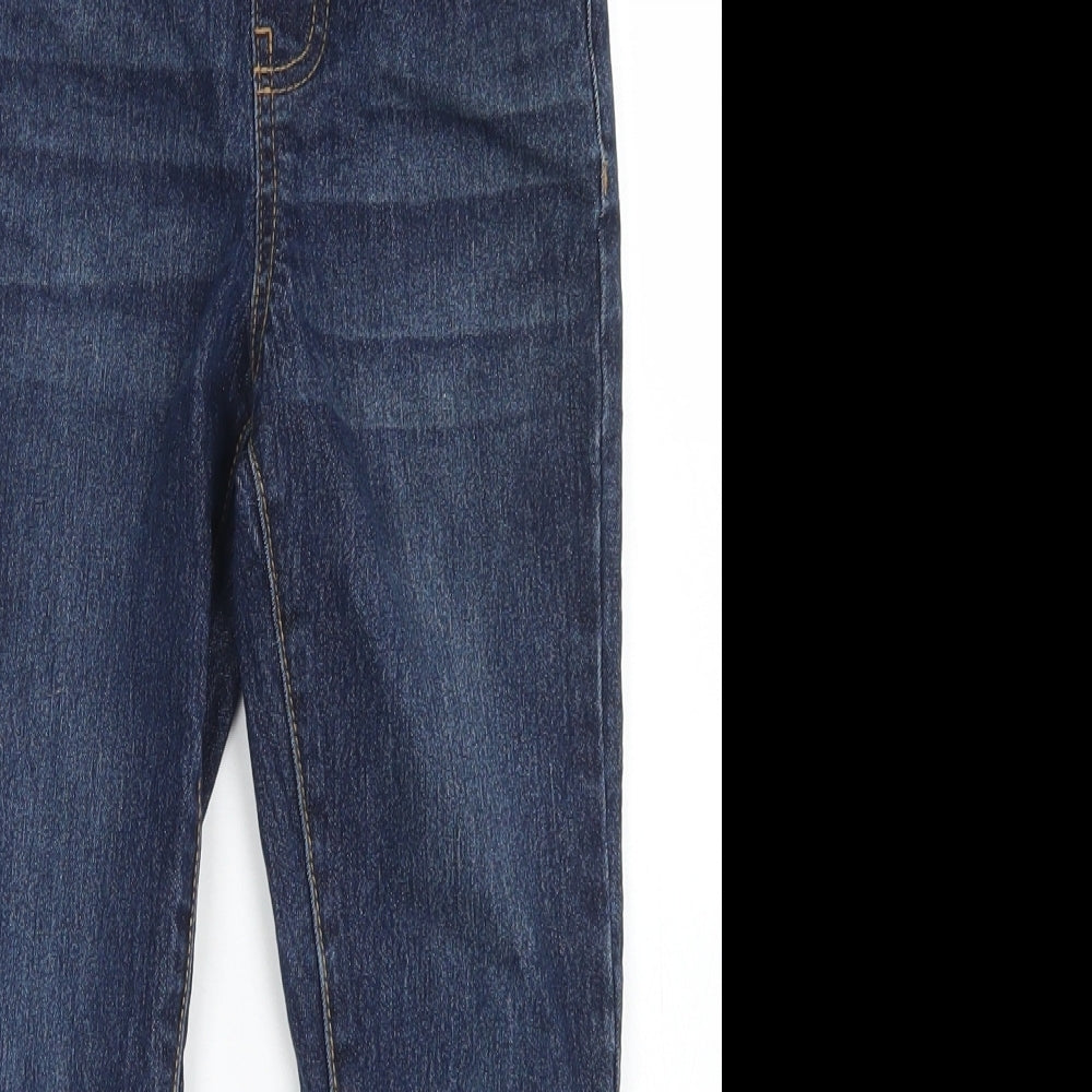 Denim Co Boys Blue  Cotton Straight Jeans Size 5-6 Years  Regular Drawstring
